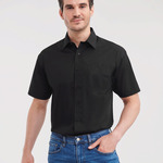 Men's Short Sleeve Classic Polycotton Poplin Shirt