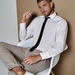 Tailored business shirt long-sleeved (tailored fit)
