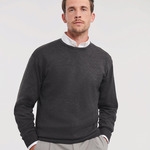 Crew neck knitted pullover
