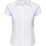 Women’s cap sleeve Tencel® fitted shirt