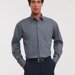 Men's Long Sleeve Classic Polycotton Poplin Shirt