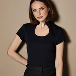 Women's corporate top keyhole neck (regular fit)