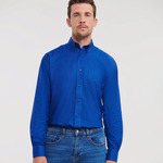 Long sleeve easycare Oxford shirt