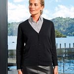 Women's button-through knitted cardigan