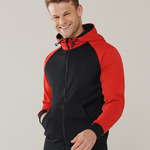 Panelled sports hoodie