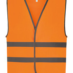 Hi-vis reflective border kids waistcoat (HVW102CH)