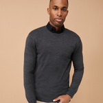 Henbury Lightweight Cotton Acrylic Crew Neck Sweater