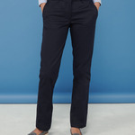 Henbury Ladies 65/35 Flat Fronted Chino Trousers