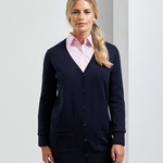 Premier Ladies Longline V Neck Cardigan