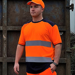 Yoko Hi-Vis Two Tone T-Shirt