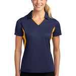 Women's Side Blocked Micropique Sport Wick ® Polo