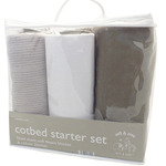 Baby cot bed set (3-piece)