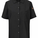 Women's Mimix™ Short Sleeve Cook Shirt with OilBlok