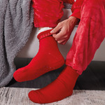 The Ribbon luxury Eskimo-style fleece socks